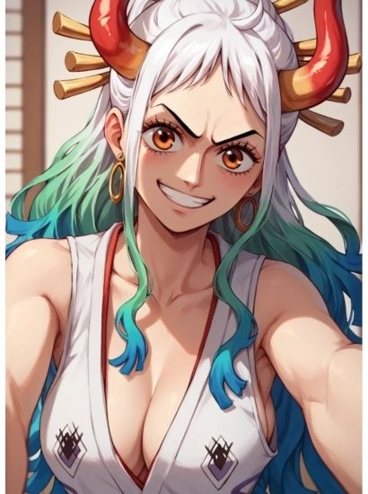 サンプル画像3:ONE PIECEのヤマトから送られてきた自撮り写真(自撮りサークル  イカスミ工房) [d_462354]