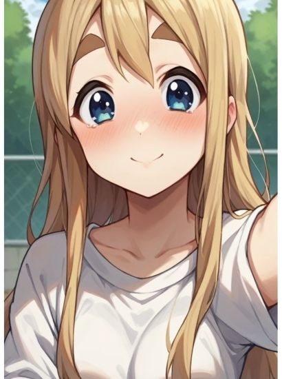 サンプル画像1:けいおん！の琴吹紬から送られてきた自撮り写真(自撮りサークル  イカスミ工房) [d_462379]