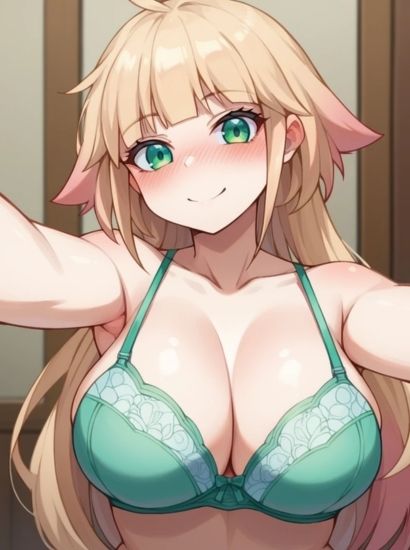 サンプル画像2:異種族レビュアーズのデミアから送られてきた自撮り写真(自撮りサークル  イカスミ工房) [d_462388]