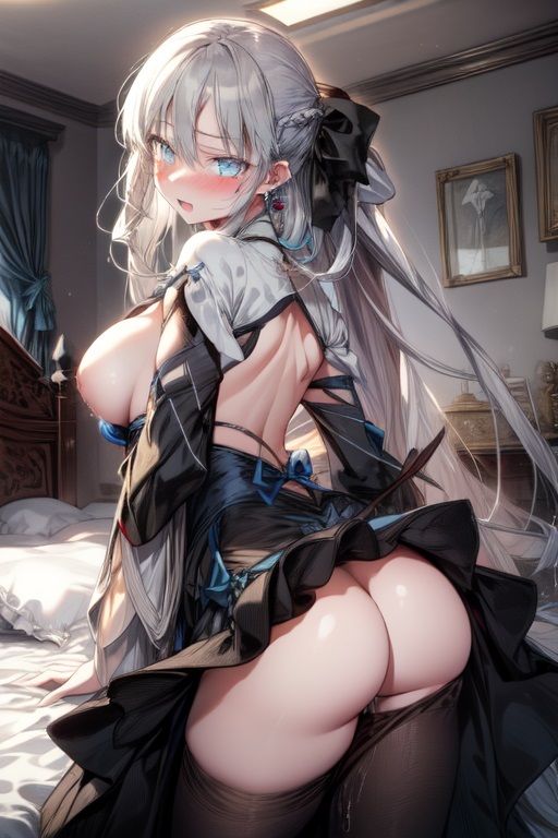 サンプル画像2:モルガンとひたすらエッチして子作りして種付けする性活(シルバーヘアー愛好会) [d_462461]