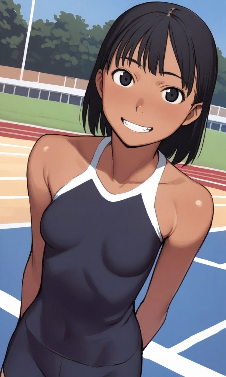 サンプル画像1:陸上女子に無責任中出しして妊娠させる(ハラメウメ) [d_462476]