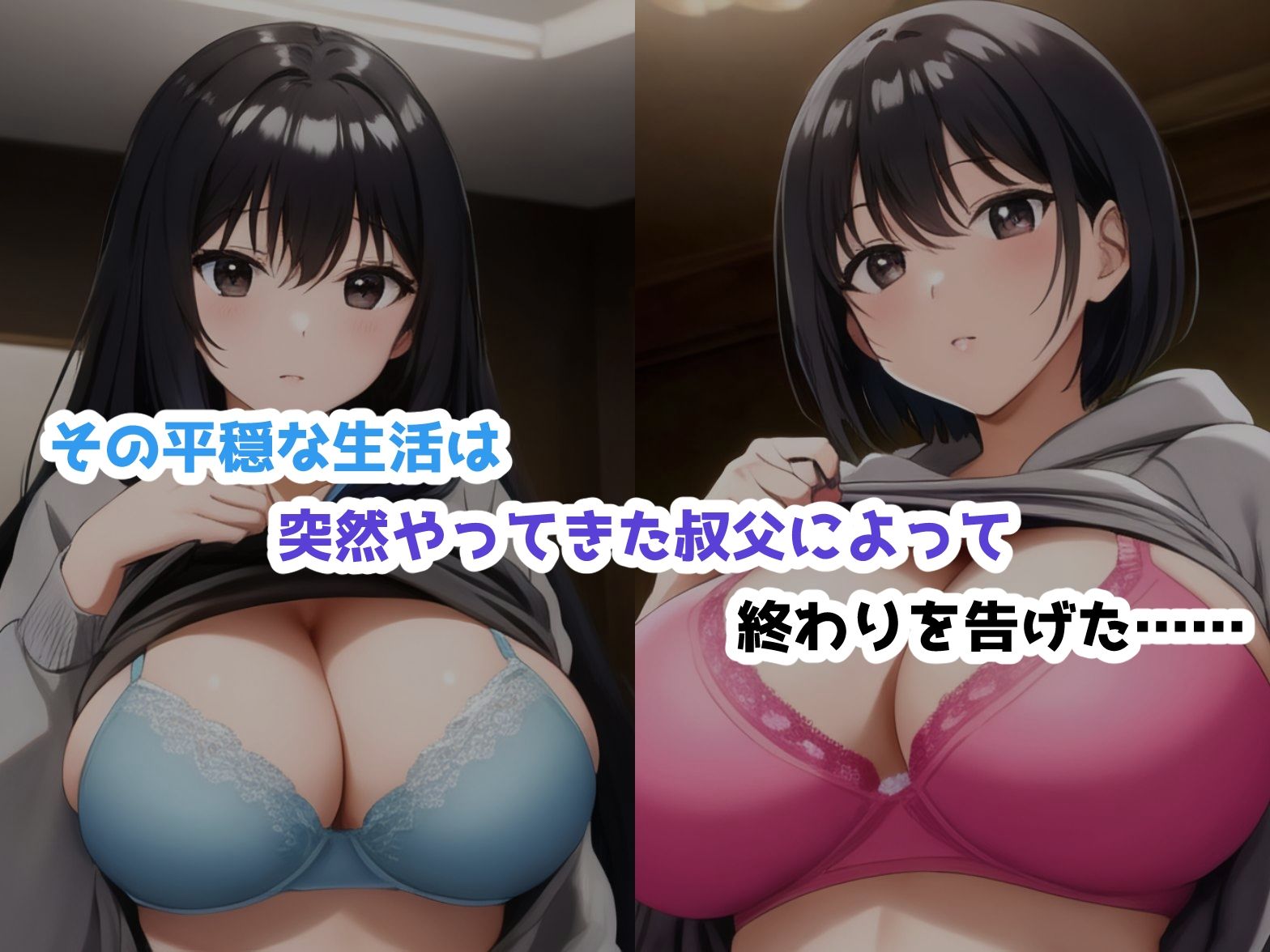 サンプル画像2:誰よりも大切なダウナー姉妹、催●おじさんにあっさりNTRました。(NTR-Project) [d_462582]