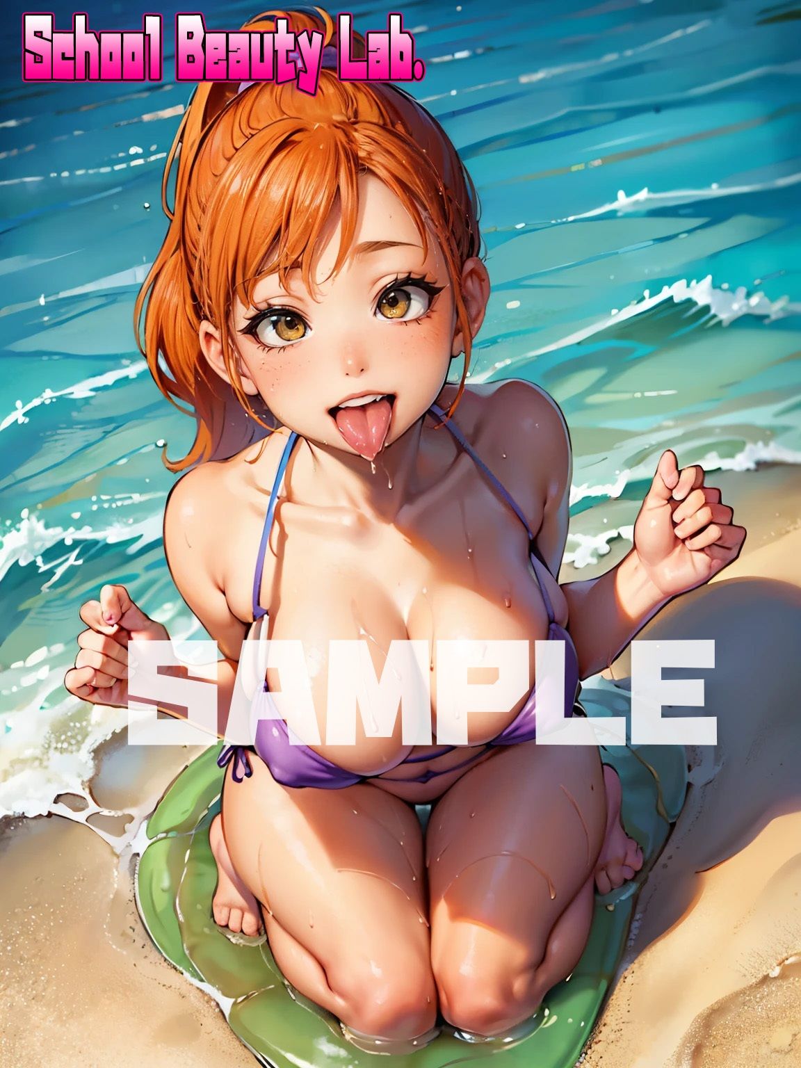 サンプル画像2:誘惑してくるビキニ美女(School Beauty Lab.) [d_462613]