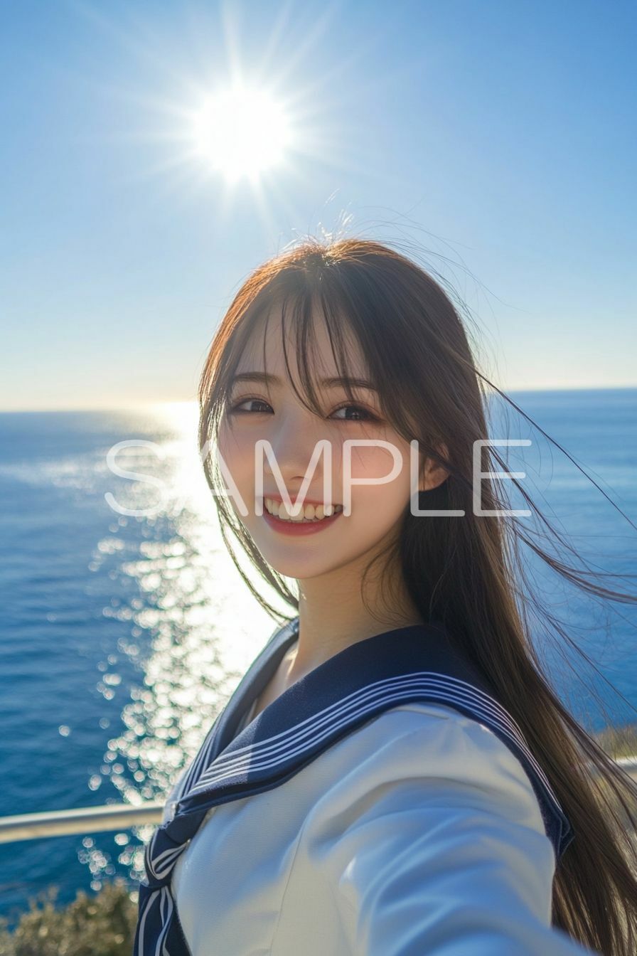 サンプル画像4:AI制服美女図鑑〜純粋な輝き〜(リアル愛だろAi) [d_462716]