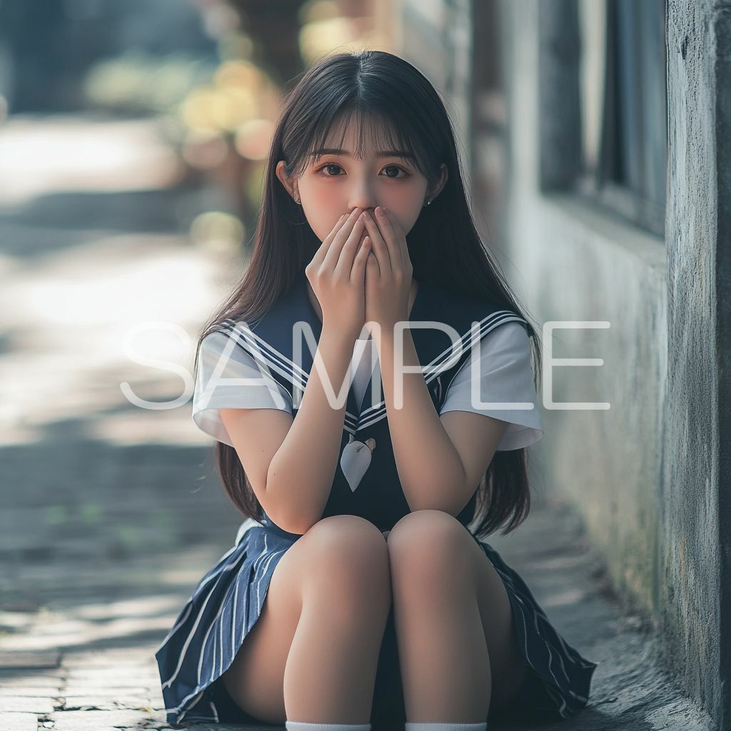 サンプル画像6:AI制服美女図鑑〜純粋な輝き〜(リアル愛だろAi) [d_462716]