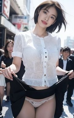 サンプル画像1:ストリートパンチラクルージング(スタジオTOMO) [d_462764]