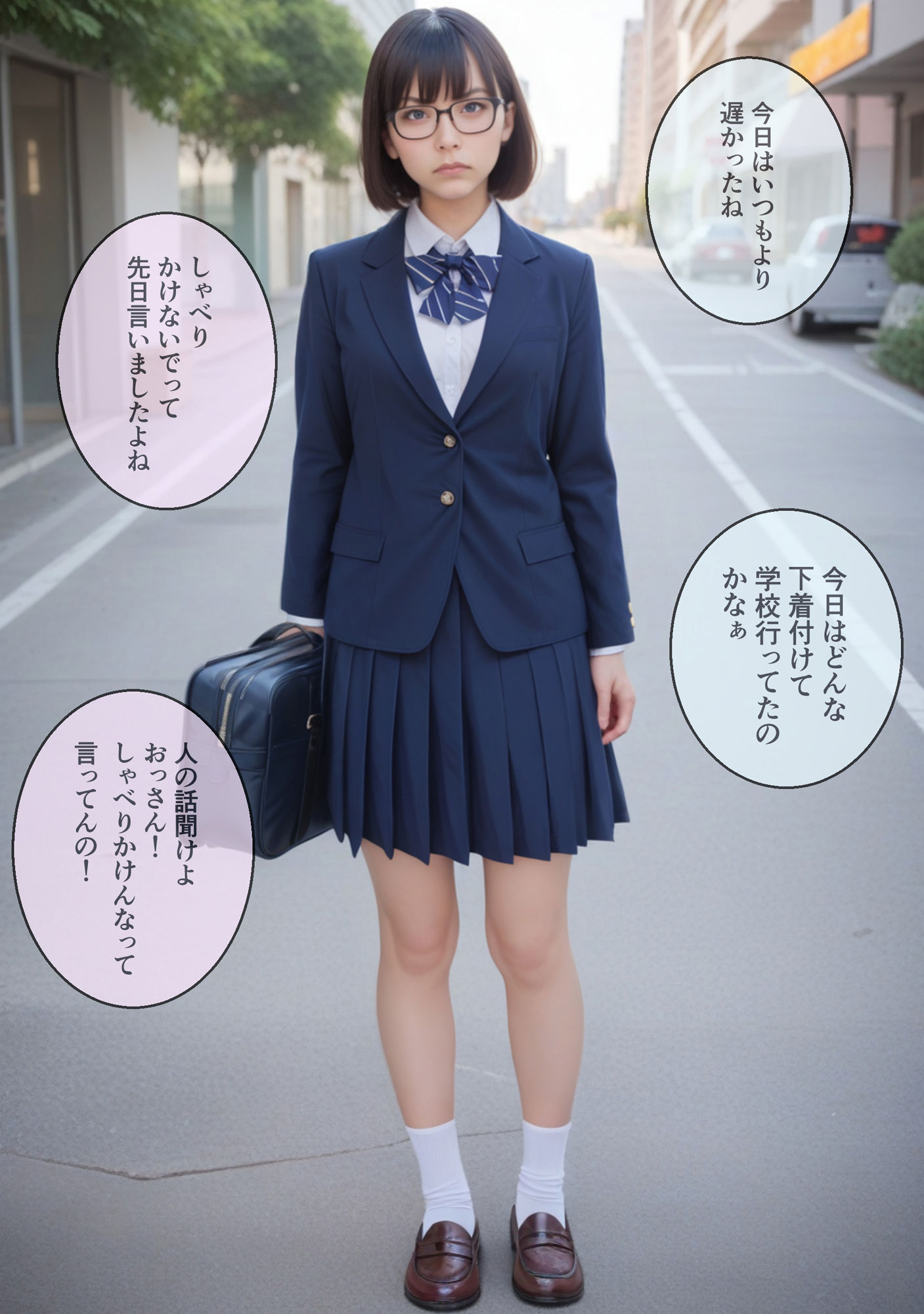 サンプル画像1:自分のオナニー用に作ったエロCG集 vol.1 透け透けJK版(キチクサロン) [d_462771]