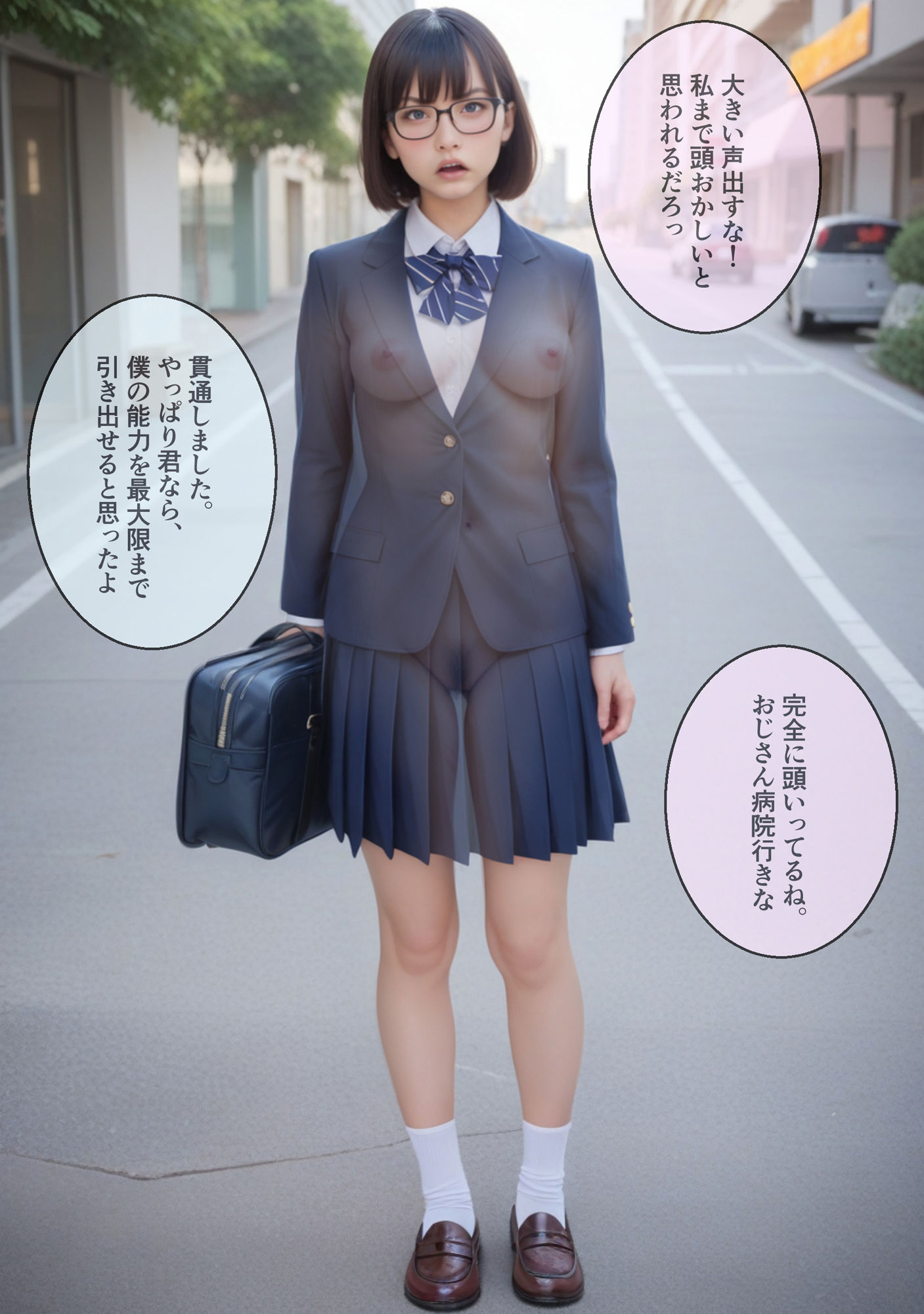 サンプル画像4:自分のオナニー用に作ったエロCG集 vol.1 透け透けJK版(キチクサロン) [d_462771]