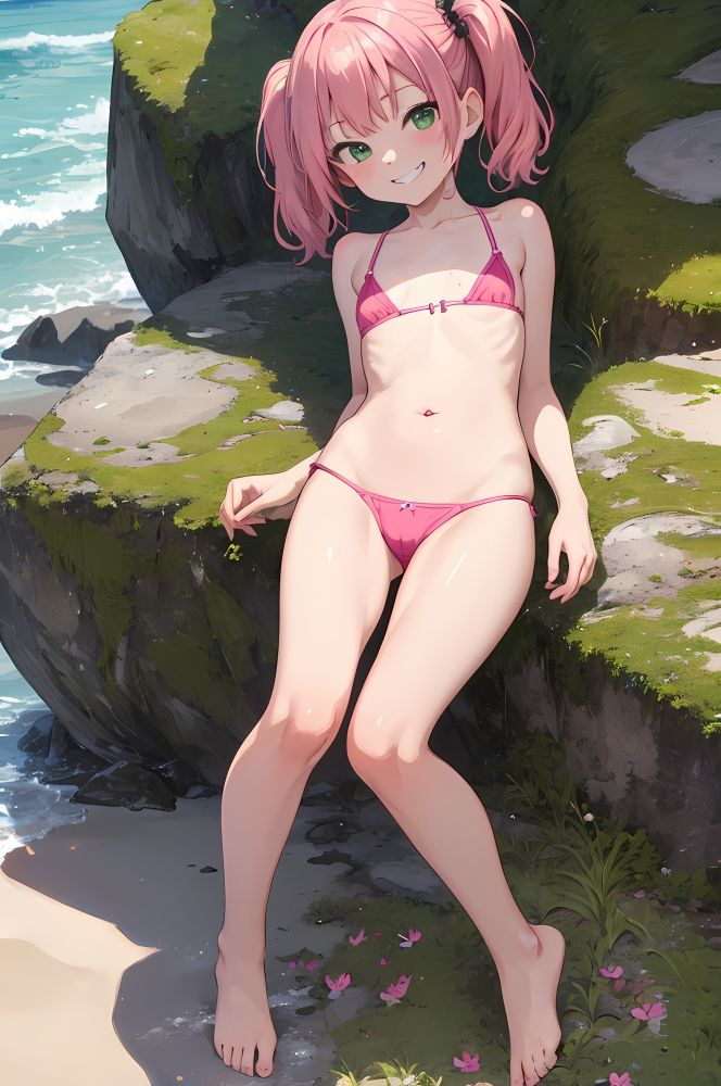 サンプル画像3:夏の海岸で出会ったメス○キに弄ばれて敗北射精(どぼぼん工房) [d_462838]