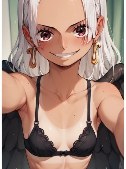 サンプル画像1:ワンピースのS-スネークから送られてきた自撮り写真(自撮りサークル  イカスミ工房) [d_462865]