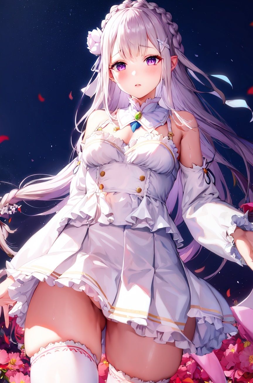 サンプル画像1:デカマラお仕置きファンタジー リゼロエミリ●(39プロジェクト) [d_462891]