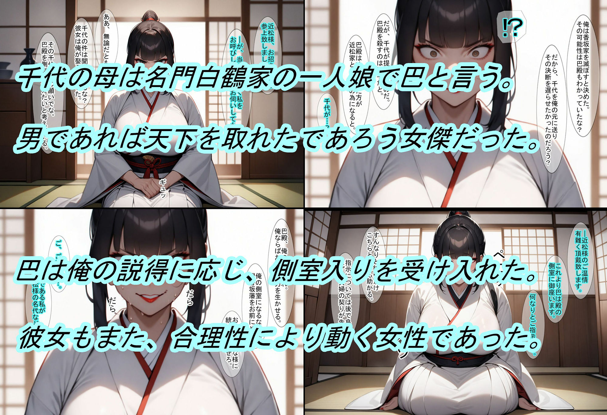 サンプル画像4:【転生したら戦国時代2】大名が攻めて来たので、返り討ちにして姫と奥方を寝取った話(魔術師プロトン2D) [d_462895]
