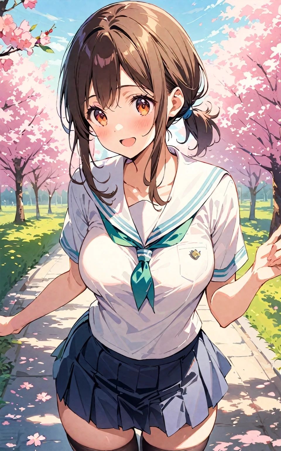 サンプル画像1:【R18】【美少女研究本】茶髪痴女編(画像生成マン) [d_462909]