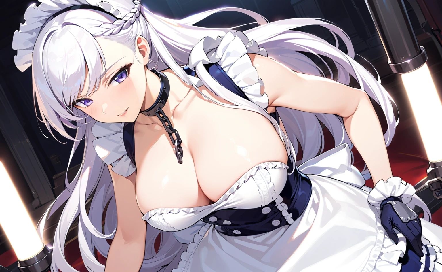 サンプル画像1:秘書艦業務日誌【Belfast】(HONEY◎CARNIBar) [d_462956]