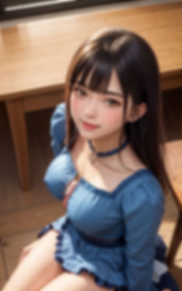 サンプル画像2:文化祭で見つけたドSコスプレ巨乳美女の色仕掛け(AI萌え萌えサークル) [d_463019]