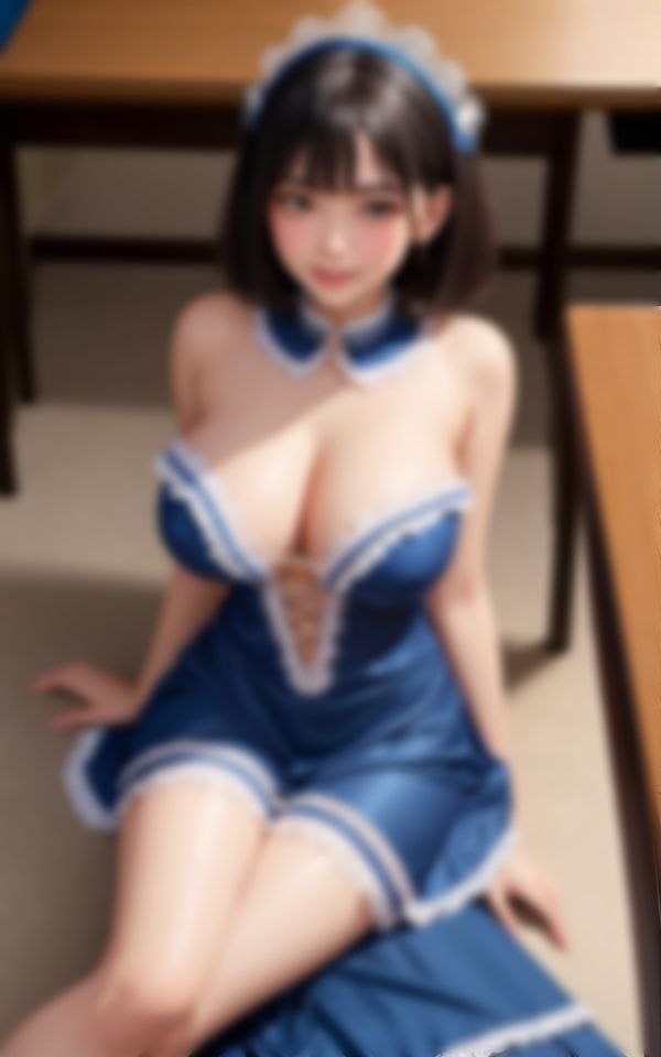 サンプル画像5:文化祭で見つけたドSコスプレ巨乳美女の色仕掛け(AI萌え萌えサークル) [d_463019]