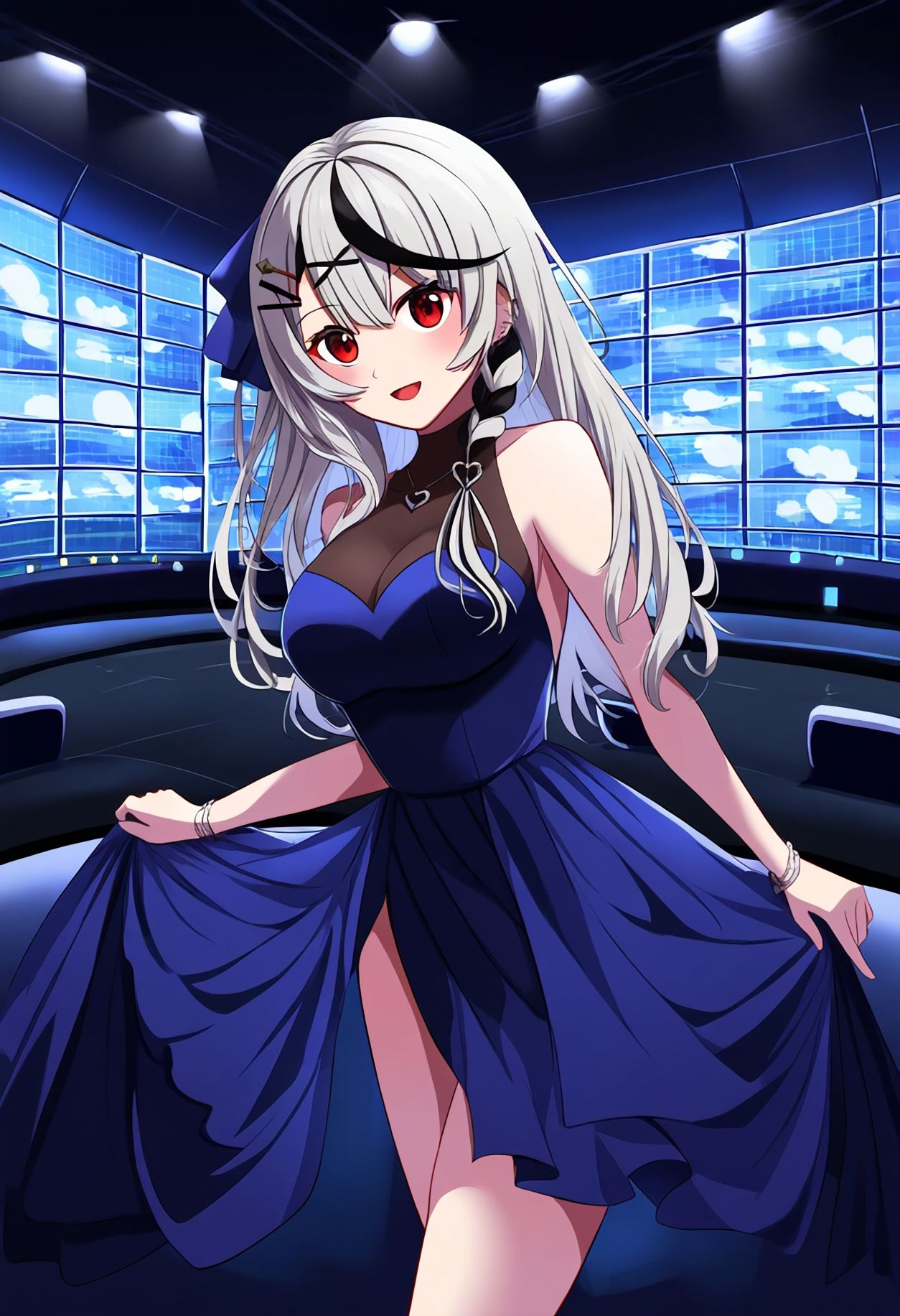 サンプル画像1:【買い切り版】バーチャル衣装故障で羞恥しゃかまた（English translation included）(しそぱろ@SISO_r18) [d_463144]