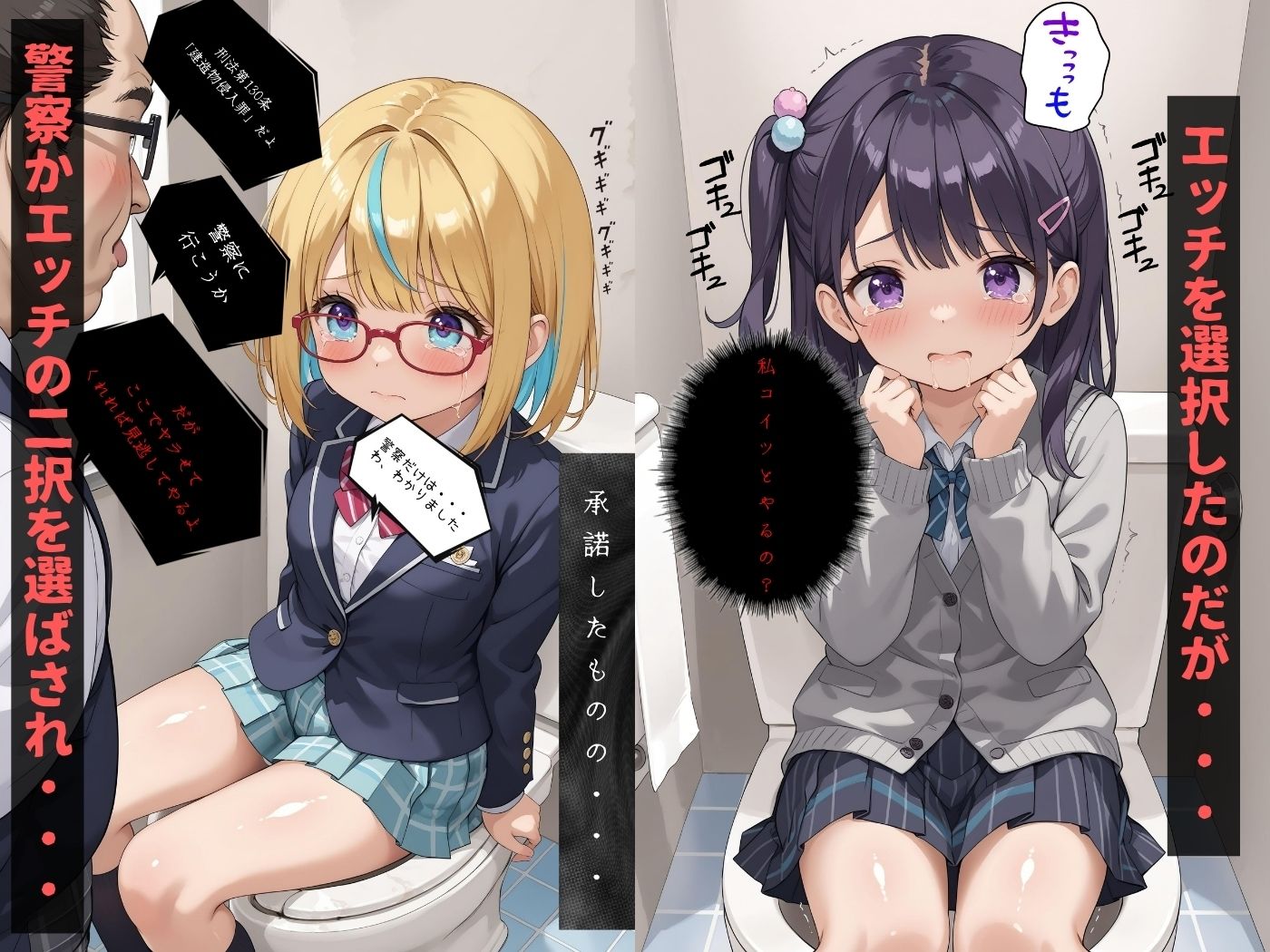 サンプル画像3:男子トイレに入った女子校生達の末路【本編＋CG集】(violence  boy) [d_463202]