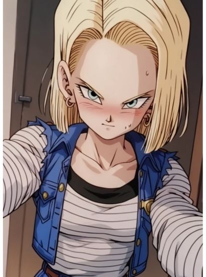 サンプル画像1:ドラゴンボールZの18号から送られてきた自撮り写真(自撮りサークル  イカスミ工房) [d_463288]