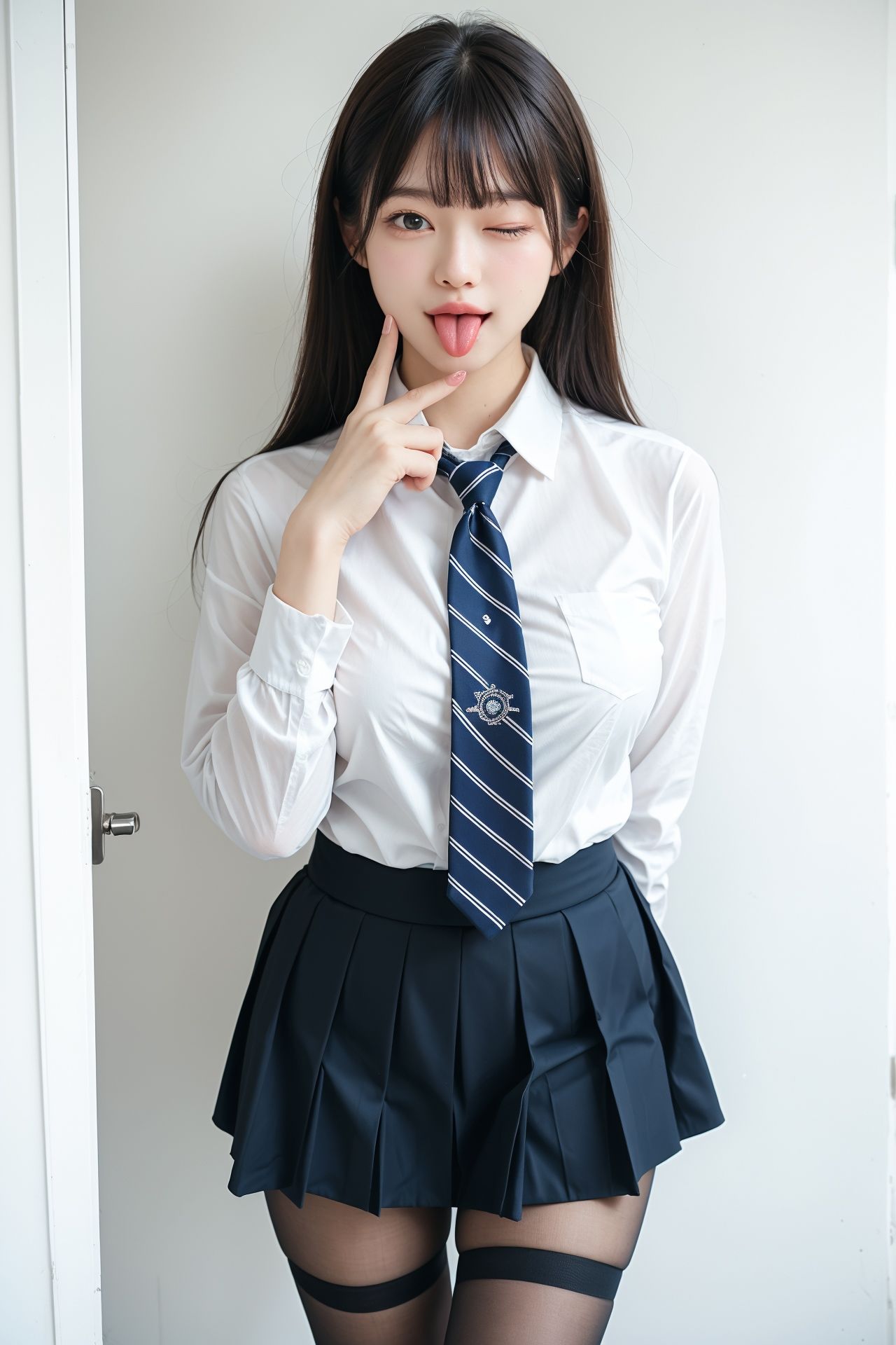 サンプル画像2:pony Tongue out ＆ wink01，(miyochinAI) [d_463299]