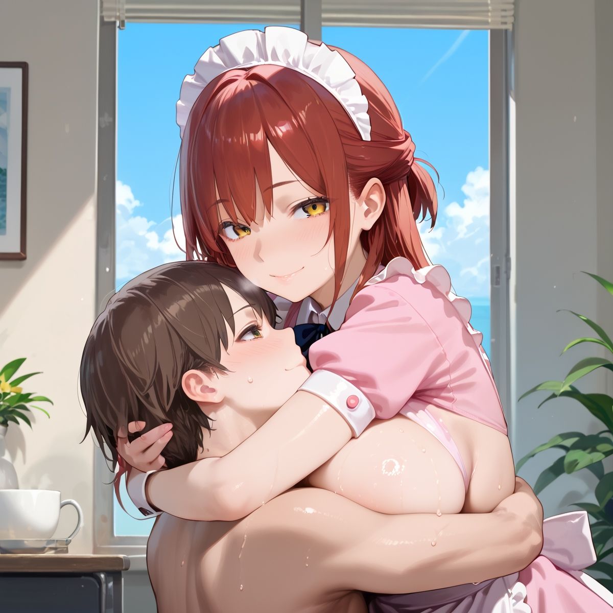 サンプル画像3:【vol3】Sっ気ある目つきのメイドの甘やかしテクにハマってます(にくどんぶり侍) [d_463311]