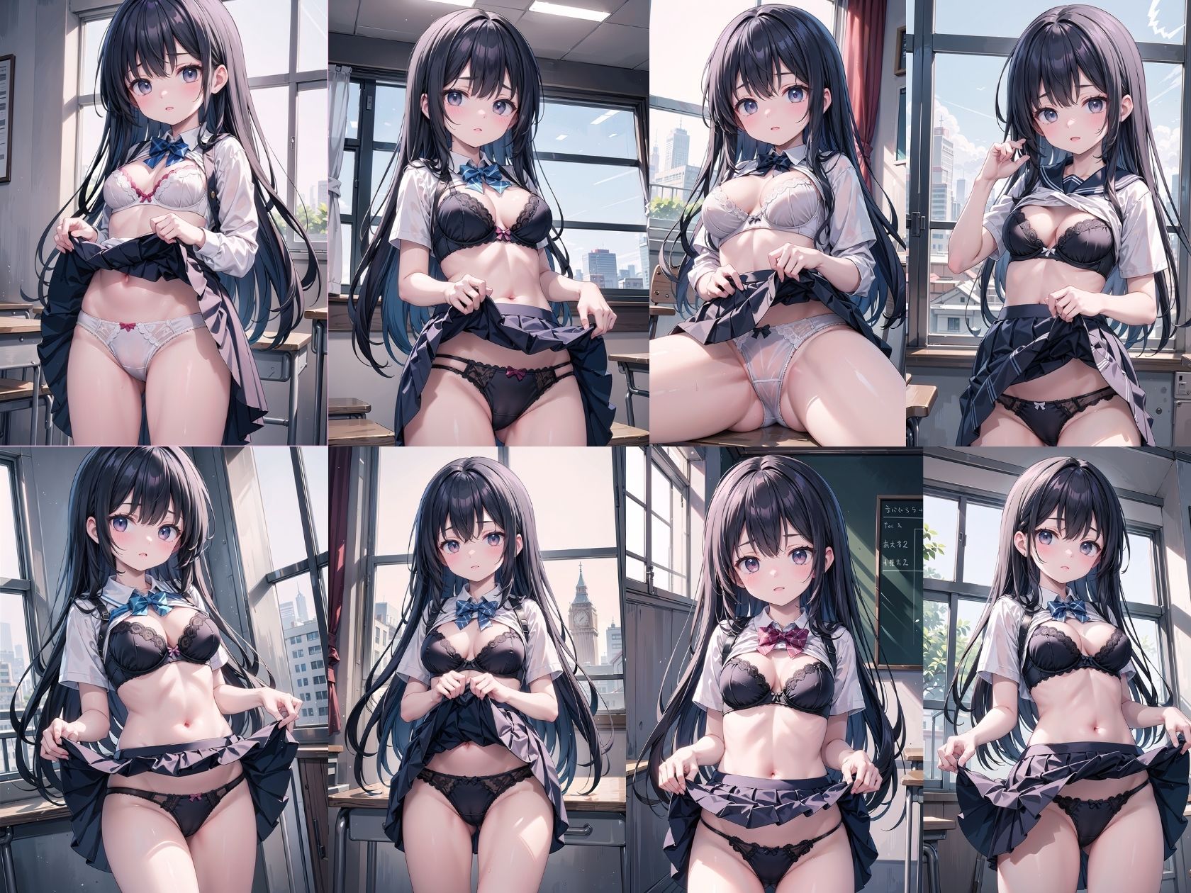 サンプル画像2:【お触り厳禁】女子〇生のまんちら【500枚】(女子高生) [d_463339]