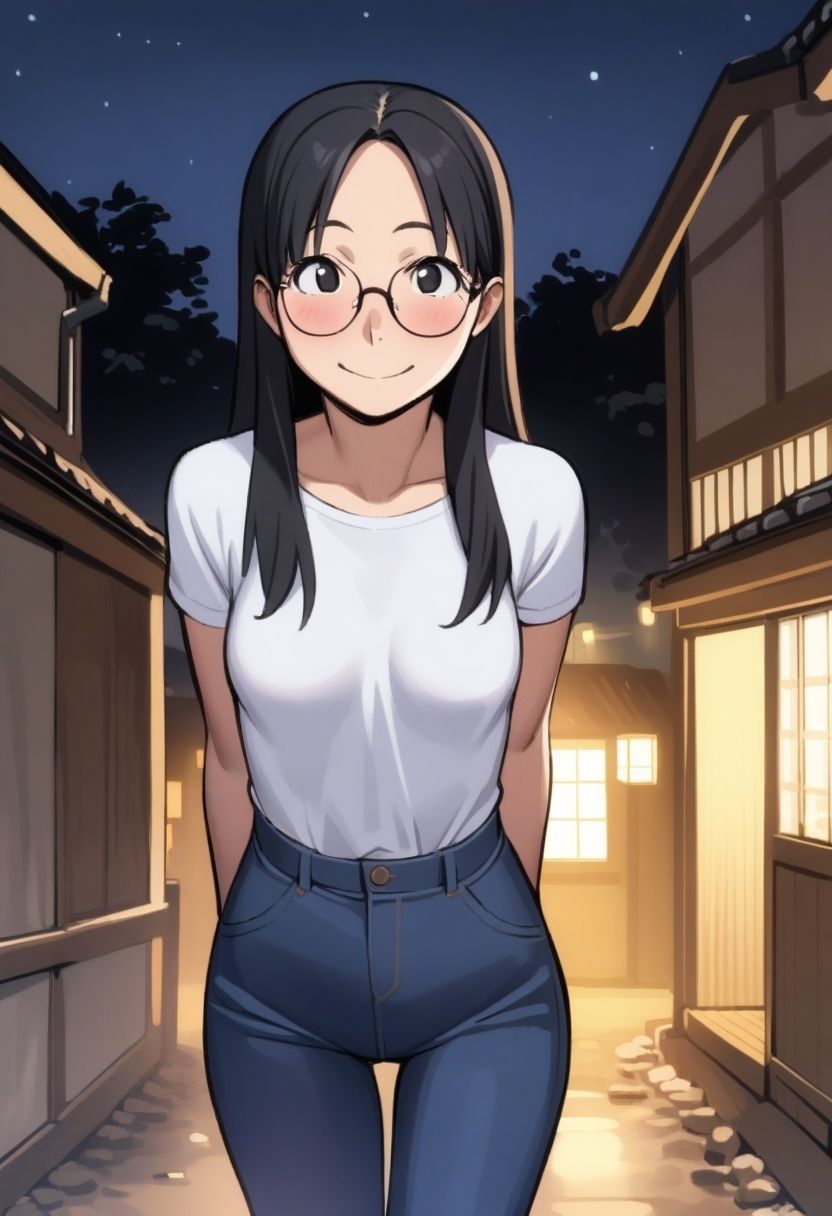 サンプル画像1:孕ませ村の地味子さん(ハラメウメ) [d_463351]