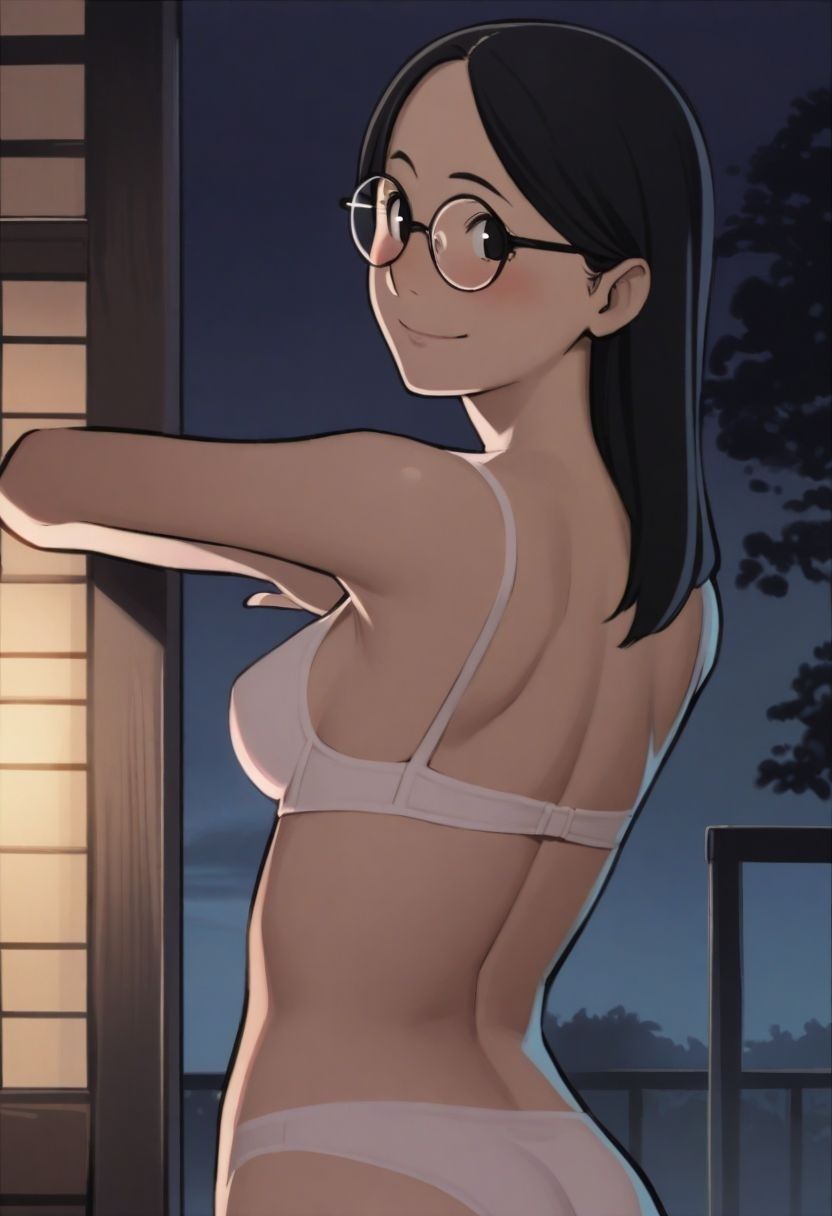 サンプル画像3:孕ませ村の地味子さん(ハラメウメ) [d_463351]