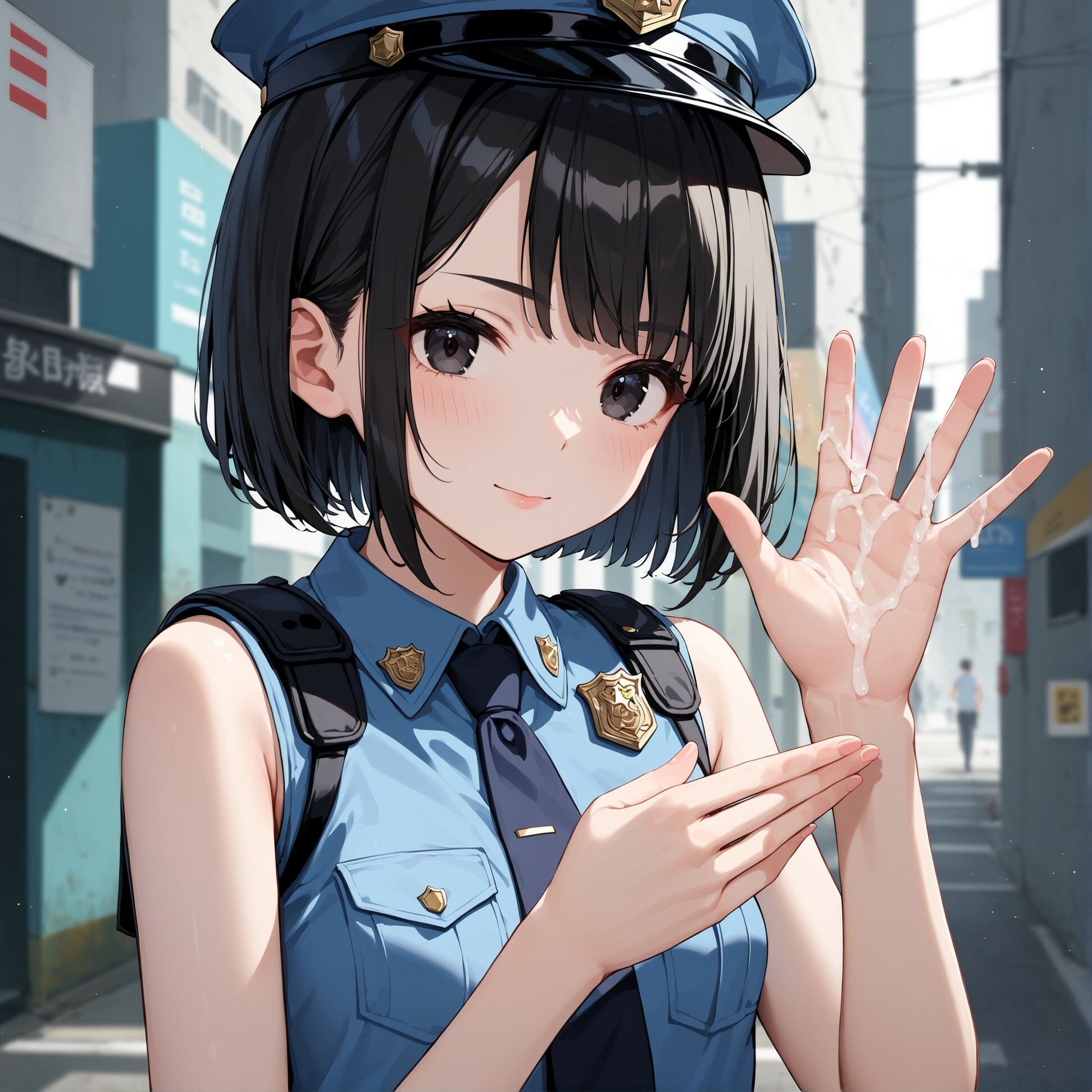 サンプル画像1:【フェチシリーズ】ぶっかけは芸術だ！！ショートカットお姉さんへのぶっかけ500枚収録(Nature lover) [d_463374]