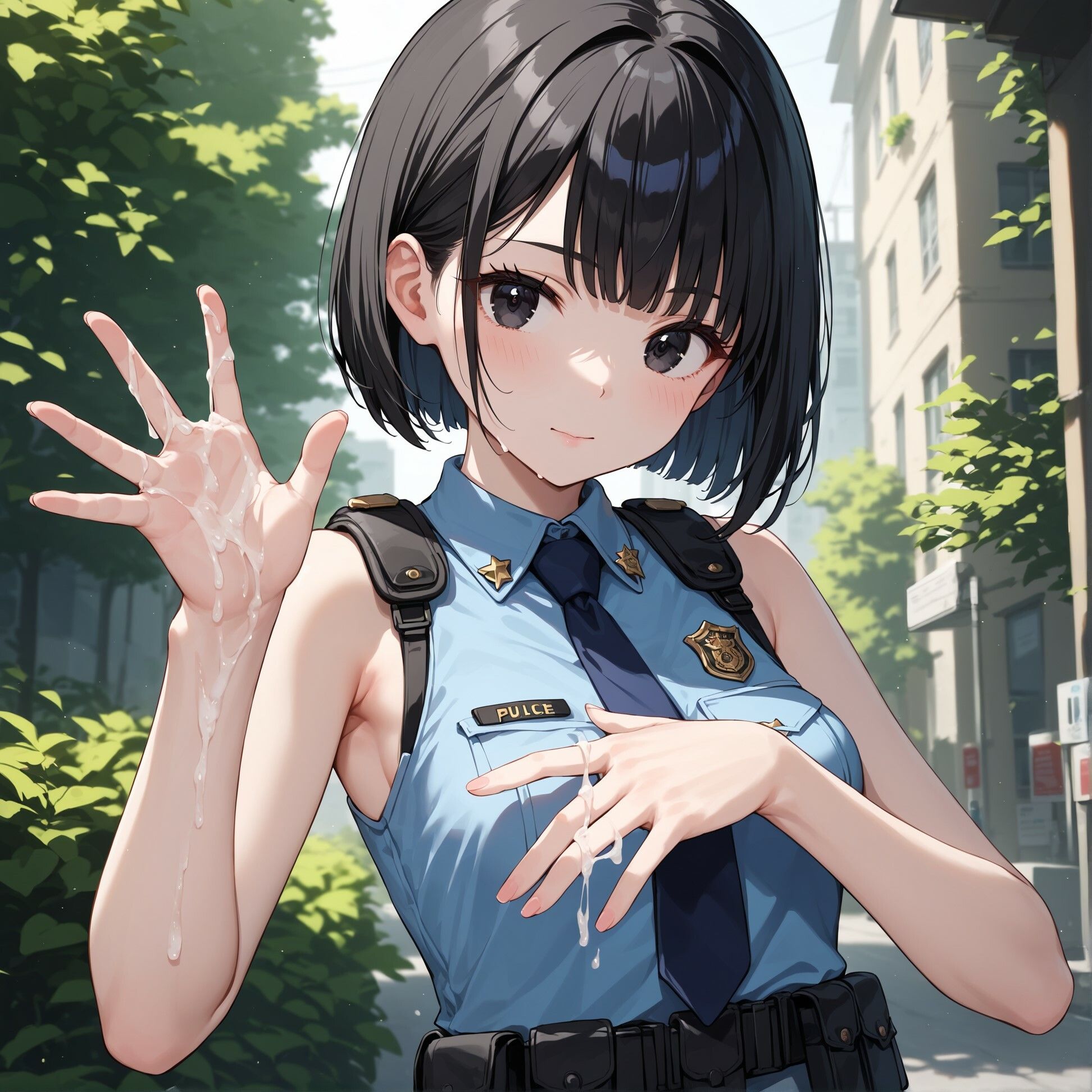 サンプル画像2:【フェチシリーズ】ぶっかけは芸術だ！！ショートカットお姉さんへのぶっかけ500枚収録(Nature lover) [d_463374]