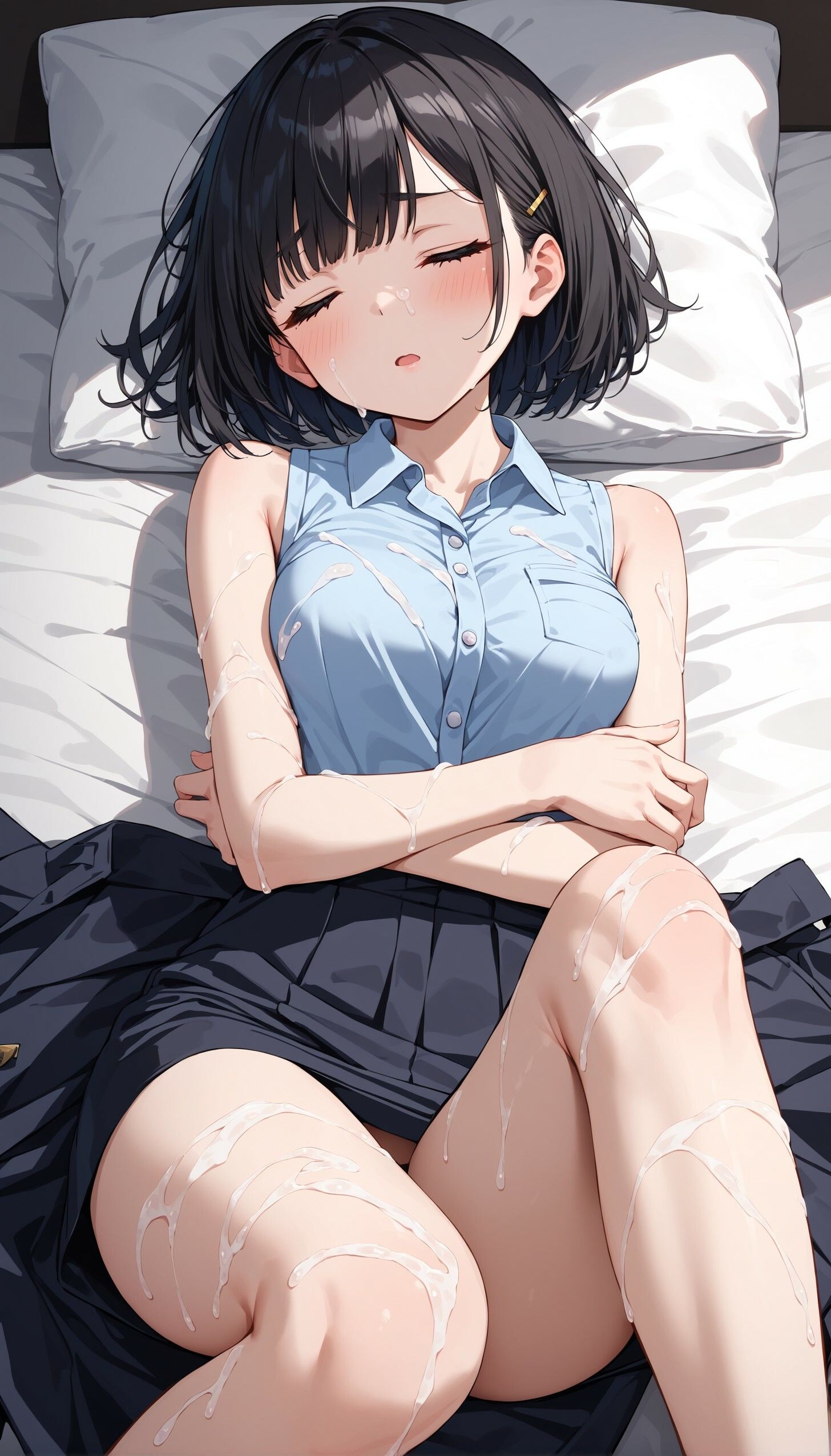 サンプル画像4:【フェチシリーズ】ぶっかけは芸術だ！！ショートカットお姉さんへのぶっかけ500枚収録(Nature lover) [d_463374]