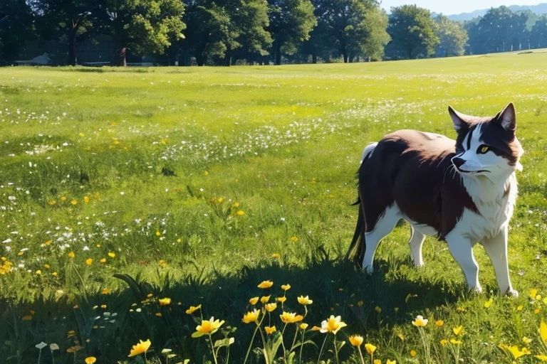 サンプル画像1:草原 背景素材(豊川内角) [d_463392]