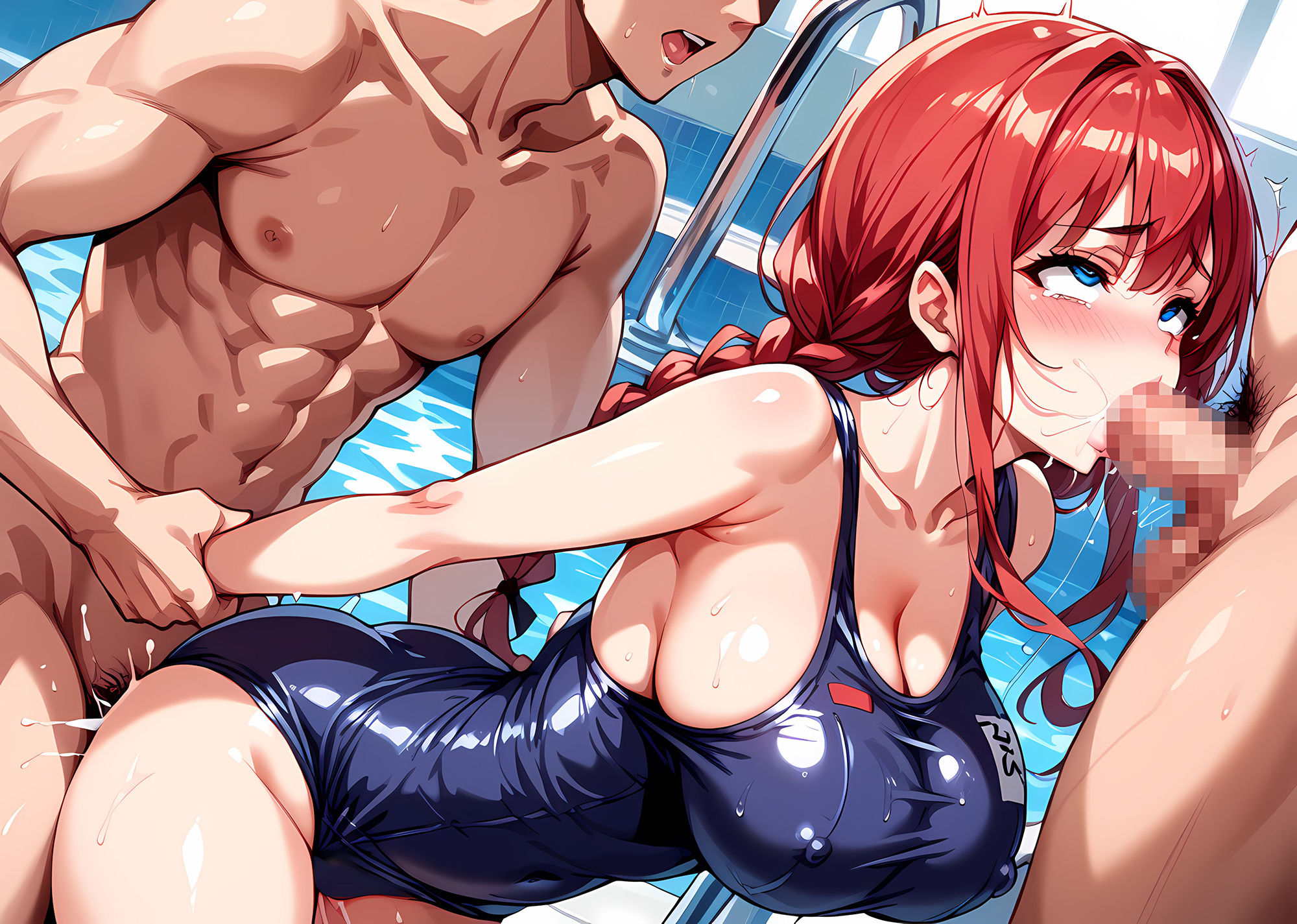 サンプル画像3:プールサイドでやっちゃって！3(イシスの囁き) [d_463413]