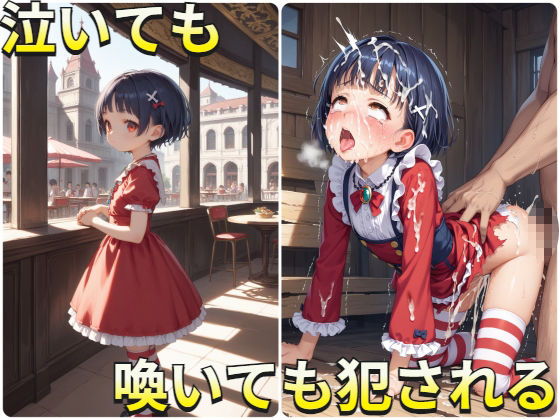 サンプル画像3:突如襲われるツルペタゴスロリお嬢様(シーツ) [d_463451]