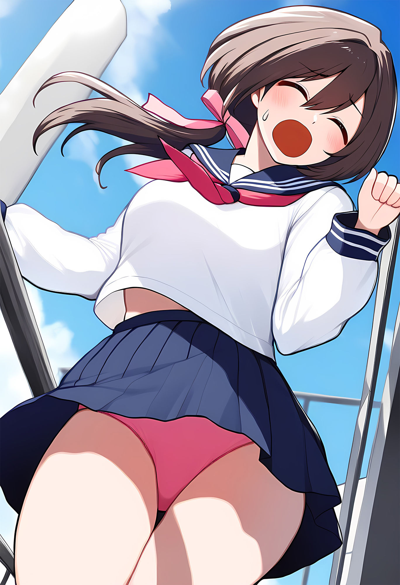 サンプル画像2:奥さん、娘さんの制服に着替えてもらえんか？(性癖ユガ芽) [d_463460]