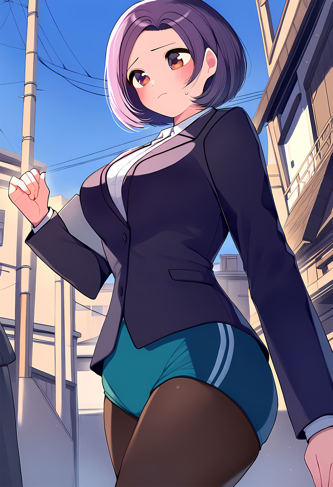 サンプル画像5:奥さん、娘さんの制服に着替えてもらえんか？(性癖ユガ芽) [d_463460]