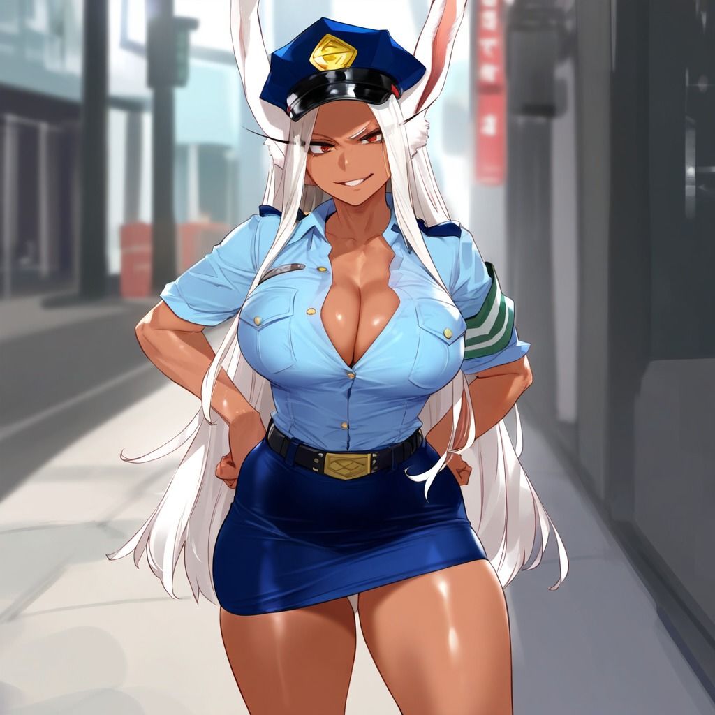 サンプル画像1:バニー先輩、ミニスカポリス(湿気た鵜と巣) [d_463465]