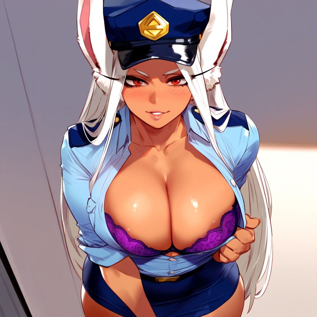 サンプル画像6:バニー先輩、ミニスカポリス(湿気た鵜と巣) [d_463465]