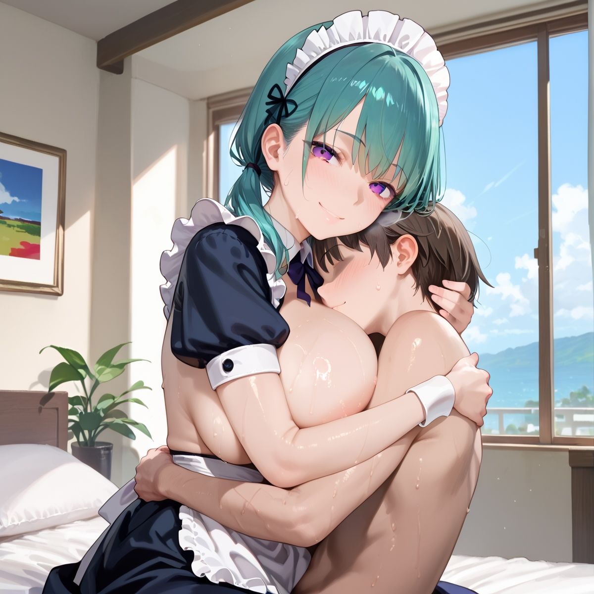 サンプル画像1:【vol11】Sっ気ある目つきのメイドの甘やかしテクにハマってます(にくどんぶり侍) [d_463474]