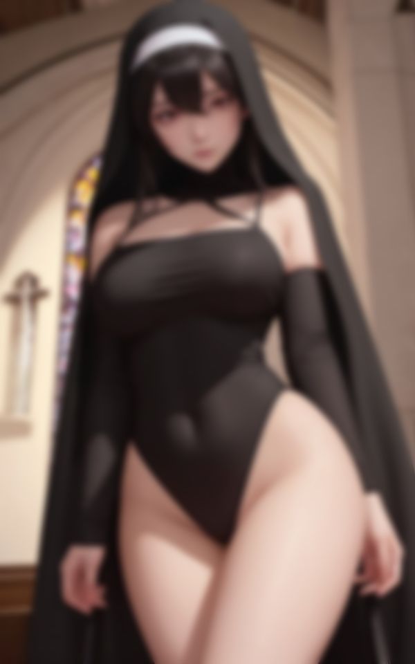 サンプル画像1:エチエチ爆乳淫乱シスター秘密のHな懺悔(妄想AI美女) [d_463492]