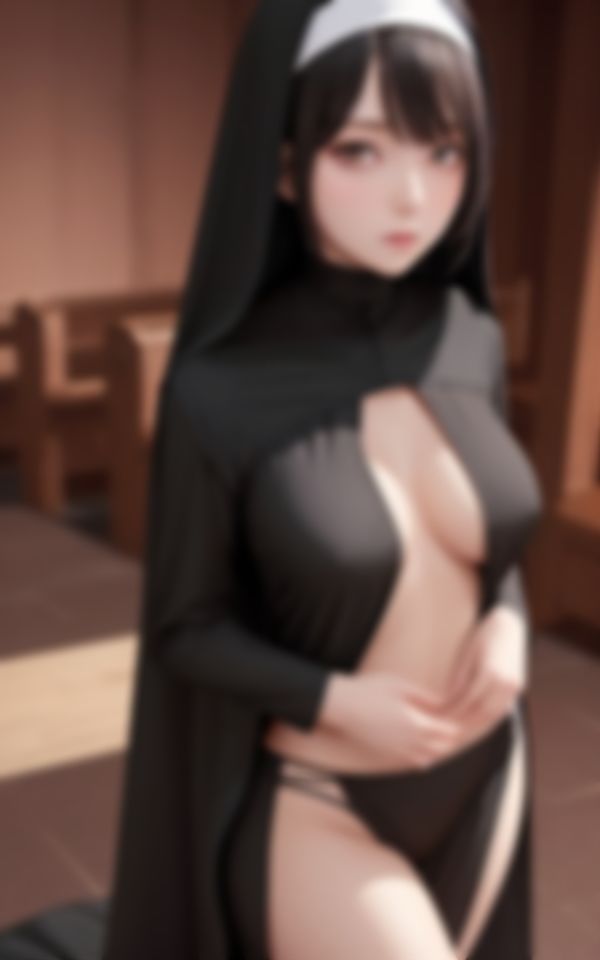 サンプル画像3:あまりにもビッチすぎる若妻巨乳淫乱シスターのエチエチ懺悔(AIハッピー) [d_463497]