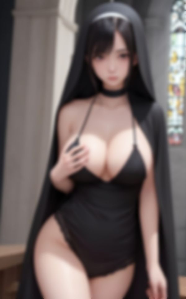 サンプル画像5:あまりにもビッチすぎる若妻巨乳淫乱シスターのエチエチ懺悔(AIハッピー) [d_463497]