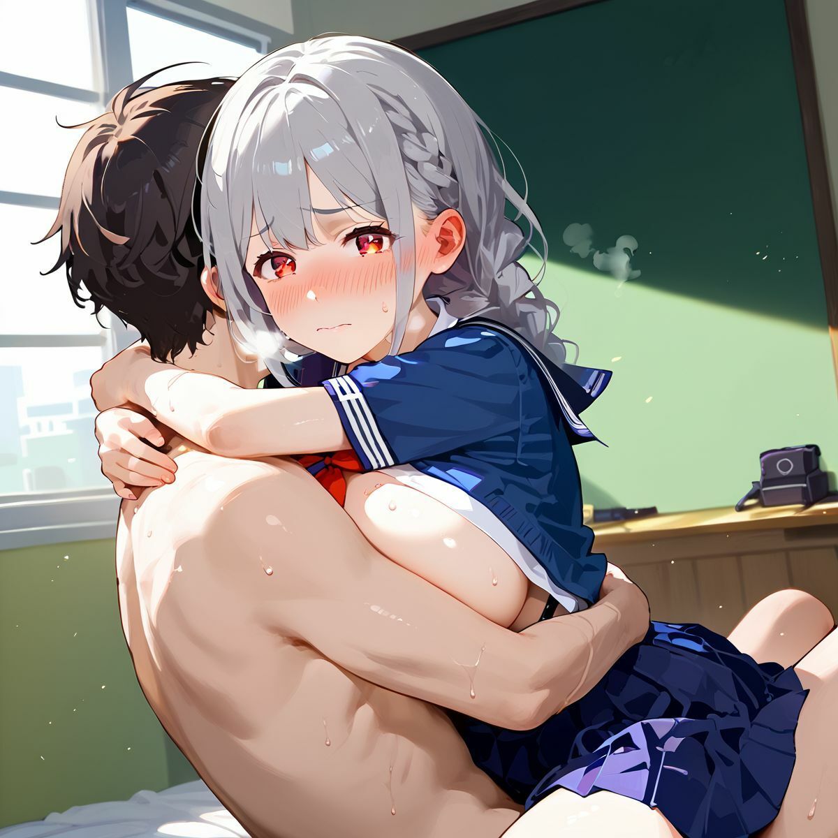 サンプル画像2:カノジョの妹と教室でNTR濃密性交05(みたらしあんこ) [d_463546]