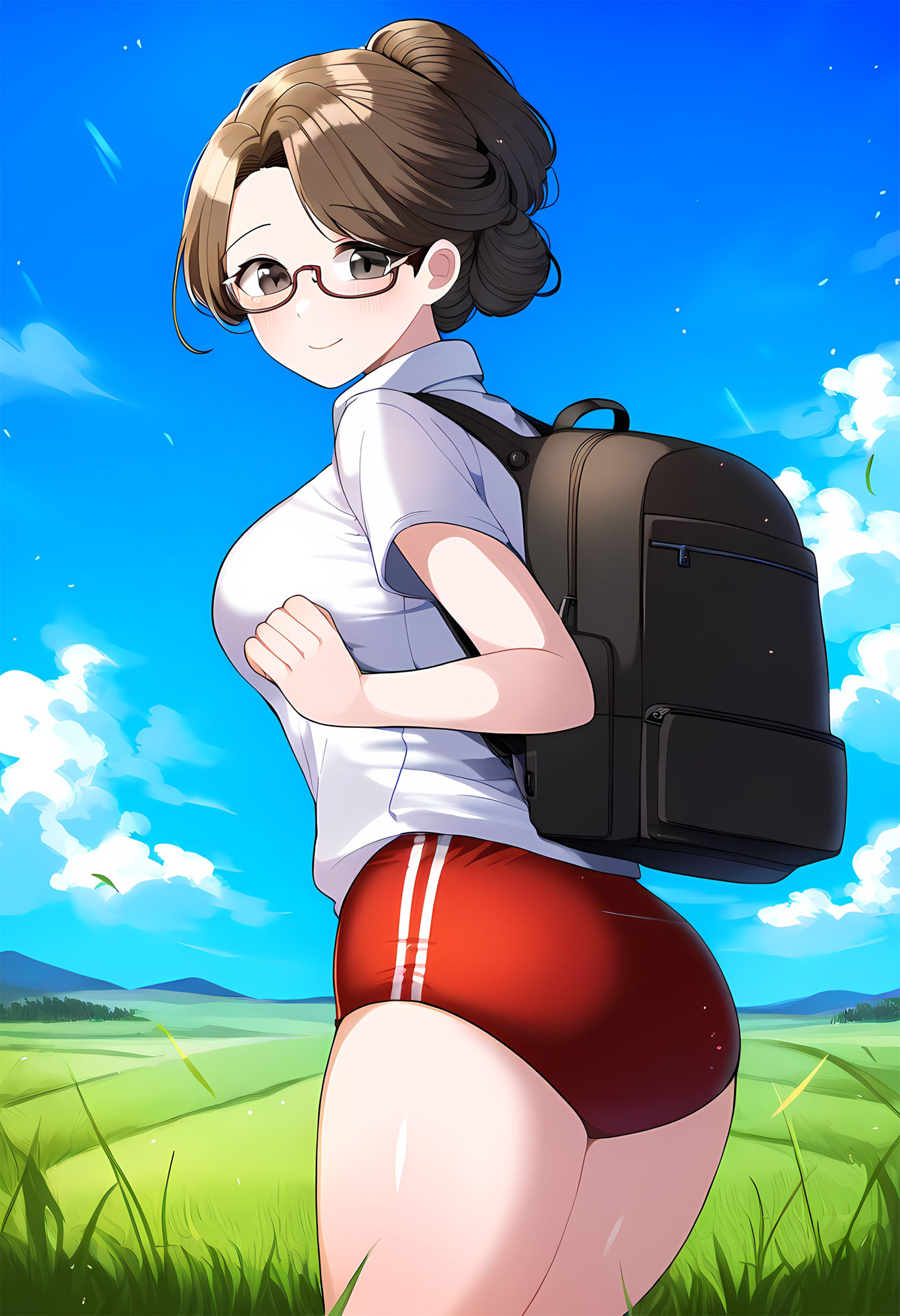 サンプル画像5:ブルマ先生―密着型ブルマー着衣の女教師との一年間の思い出―(性癖ユガ芽) [d_463561]