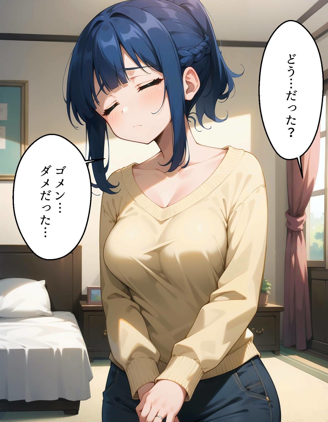 サンプル画像4:私、妊娠しました。あなたの子です。(ukkripp) [d_463574]