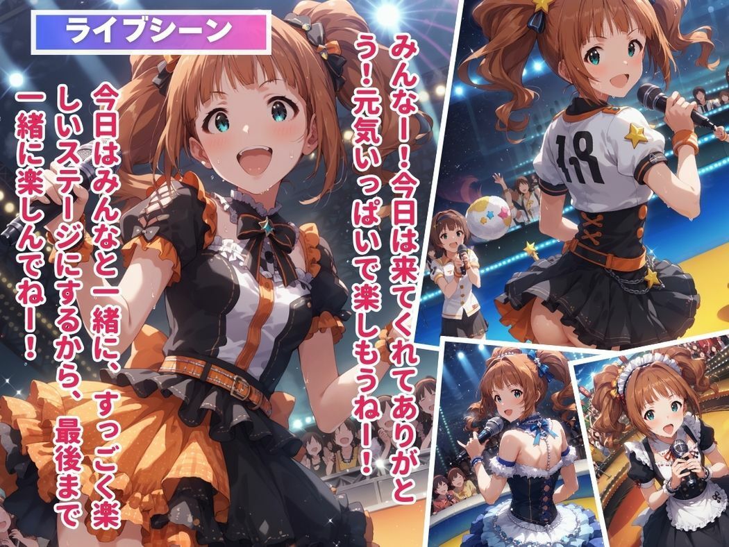 サンプル画像1:元気娘の秘密の花園(推しのアイドル種付け日記) [d_463576]