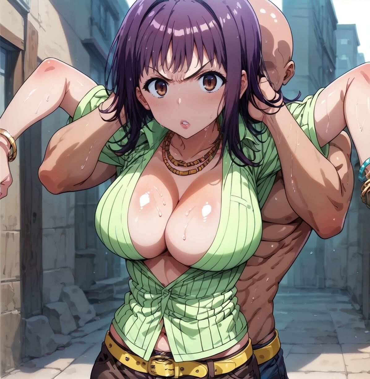 サンプル画像4:俺の五〇 〜肉便器NO.19 五〇 〜普段はおとなしいけど、キレると怖い、隠れ巨乳魔術師〜(俺のAIする肉便器) [d_463621]