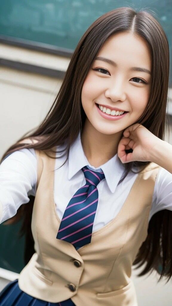 サンプル画像4:AI写真集グラビア36禁断の女子学生19:未来のキャンパス学びの姿(AIグラビアプロデューサー) [d_463673]