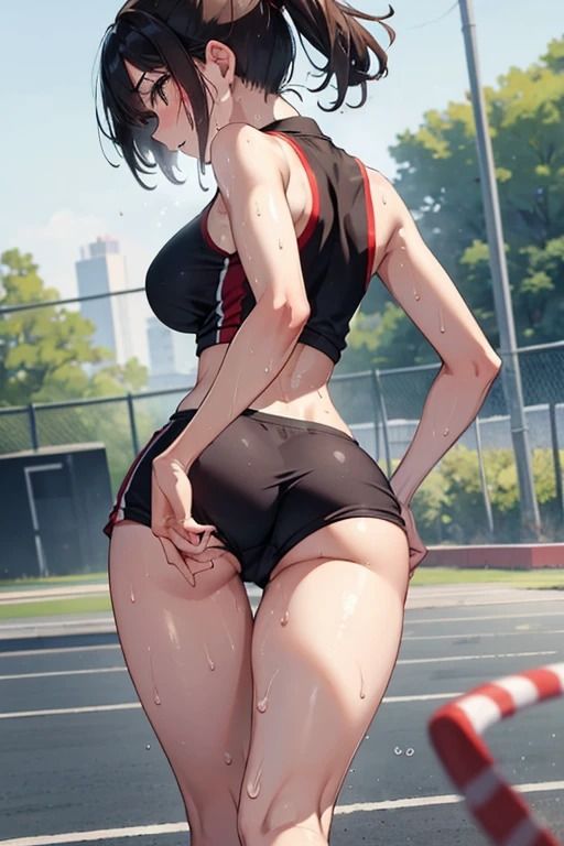 サンプル画像1:エロい引き締まったカラダの陸上部女子の催●部活動2 〜お尻中心CG集編〜(LOVEdream) [d_463702]