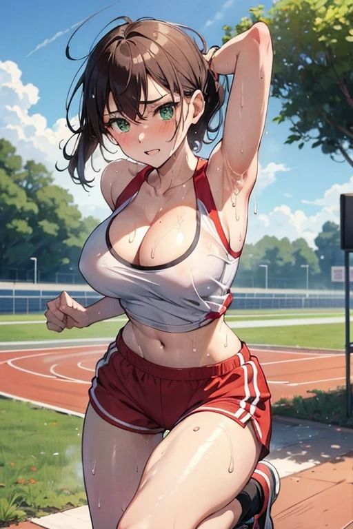 サンプル画像4:エロい引き締まったカラダの陸上部女子の催●部活動2 〜お尻中心CG集編〜(LOVEdream) [d_463702]